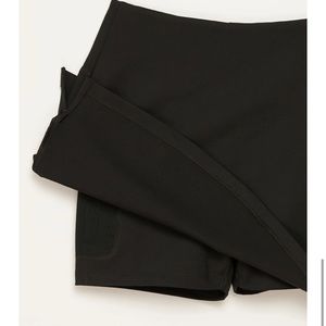 Girlfriend Collective Black Sport Skort Small